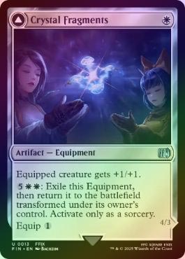 FOIL】【英】封印の宝珠/Crystal Fragments[白U]【FIN