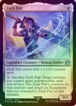 ☆SALE☆【FOIL】【英】ザックス・フェア/Zack Fair[白U]【FIN 