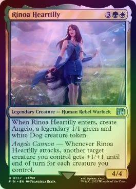 MTG リノア・ハーティリー　英拡張foil 未使用品 FOIL)リノア・ハーティリー/Rinoa Heartilly《日本語》【FIN】