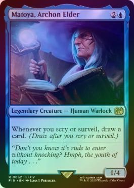 MTG隠者、マトーヤ　英語版拡張foil FOIL】【英】隠者、マトーヤ/Matoya, Archon Elder[青R]【FIN