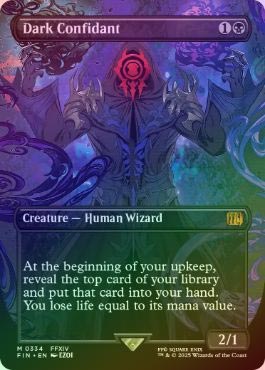 お歳暮 のし FOIL】【英】闇の腹心/Dark Confidant[黒MR]【FIN】[ボーダー マジック：ザ・ギャザリング