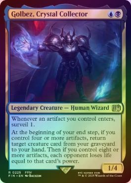 MTG バンドル限定 拡張foil クリスタルを集める者、ゴルベーザ ☆SALE☆【FOIL】【英】クリスタルを集める者、ゴルベーザ
