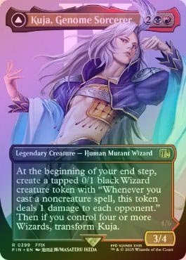 MTG × FF ジェノムの魔術師、クジャ サージfoil 2枚セット FOIL】【英】ジェノムの魔術師、クジャ/Kuja, Genome Sorcerer