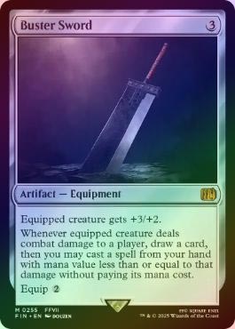 買取相場】-MtG-(英)バスターソード / Buster Sword ☆ボーダー
