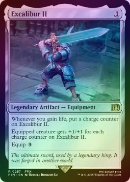 ☆SALE☆【FOIL】【英】エクスカリバーⅡ/Excalibur II[無色R]【FIN