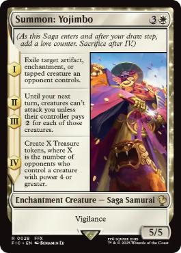 【英】召喚：ヨウジンボウ/Summon: Yojimbo[白R]【FIC】 | スタンダード,FINAL FANTASY,統率者 収録(FIC ...