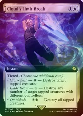 MTG FINAL FANTASY 7 リミットブレイク クラウド FOIL】【英】リミットブレイク：クラウド/Cloud's Limit Break[白R