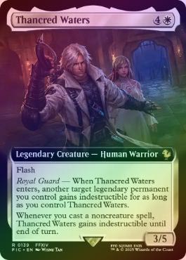 mtg 超稀少 日本語版 拡張 FOIL サンクレッドウォータース fic FOIL】【英】サンクレッド・ウォータース/Thancred Waters[白R]【FIC
