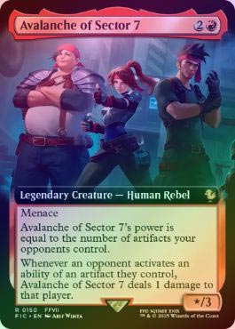 FOIL】【英】七番街スラムのアバランチ/Avalanche of Sector 7[赤R