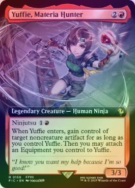 MTG マテリアハンター、ユフィ 日本語版 拡張Foil FOIL】【英】マテリアハンター、ユフィ/Yuffie, Materia Hunter