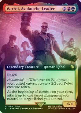 MTG FF アバランチのリーダー、バレット 拡張アート Foil MTG FF アバランチのリーダー、バレット 拡張アート Foil - メルカリ