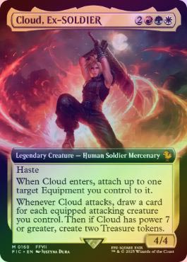 元ソルジャー、クラウド　foil FOIL】【英】元ソルジャー、クラウド/Cloud, Ex-SOLDIER[多色R