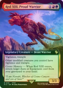 誇り高き戦士 レッドXIII　foil 買取相場】-MtG-(日)【Foil】誇り高き戦士、レッドXIII / Red