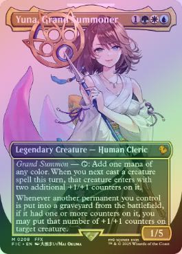 FOIL】【英】大召喚士、ユウナ/Yuna, Grand Summoner[多色R]【FIC