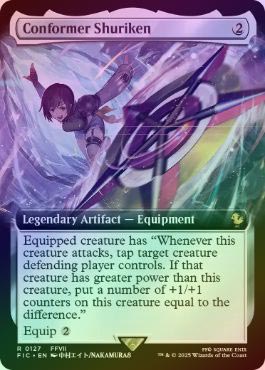 FOIL】【英】手裏剣、不倶戴天/Conformer Shuriken[無色R]【FIC】[拡張