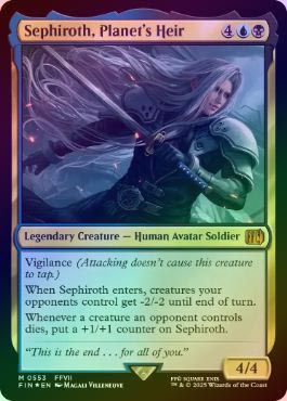FOIL】【英】星の継承者、セフィロス/Sephiroth, Planet's Heir