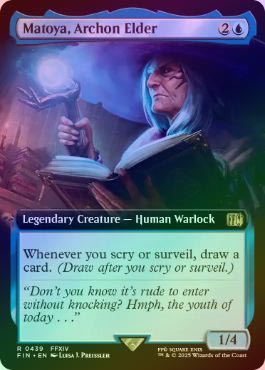 mtg 拡張アート　隠者、マトーヤ　英語foil FOIL】【英】隠者、マトーヤ/Matoya, Archon Elder[青R]【FIN】[拡張