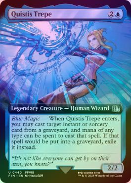 【Quistis Trepe/キスティス・トゥリープ】拡張Foil 1枚 MTG FOIL】【英】キスティス・トゥリープ/Quistis Trepe[青U]【FIN