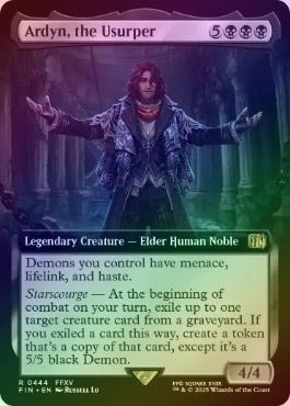 MTG 簒奪者 アーデン 拡張 foil FOIL】【英】簒奪者、アーデン/Ardyn, the Usurper[黒R]【FIN