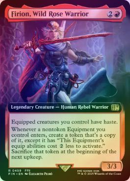 のばらの義士、フリオニール　拡張　Foil FOIL】【英】のばらの義士、フリオニール/Firion, Wild Rose