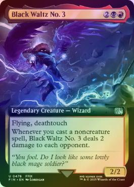 FOIL】【英】黒のワルツ3号/Black Waltz No. 3[多色U]【FIN】[拡張