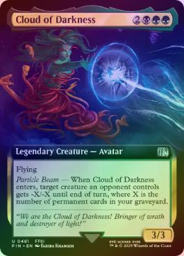 mtg 英語 継承史foil 雲海の魔人　foil FOIL] 雲海の魔人/The Cloudsea Djinn (全面アート版) 【英語版