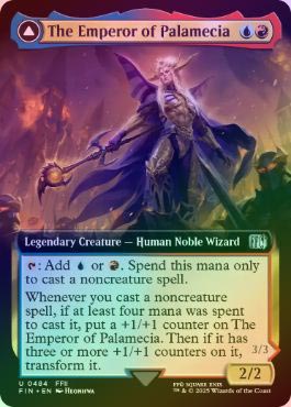 パラメキア皇帝　英語　拡張アートfoil　バンドル限定　ファイナルファンタジー FOIL】【英】パラメキア皇帝/The Emperor of Palamecia[多色U]【FIN