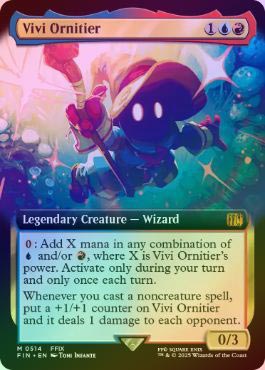 FOIL】【英】迷える黒魔道士、ビビ/Vivi Ornitier[多色MR]【FIN】[拡張