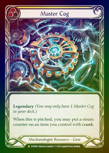 òʡEXRainbow Foil[Mechanologist]Master Cog [F]EVO