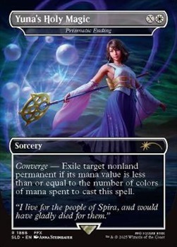 【現品限り一斉値下げ！】 英】ユウナの魔法「ホーリー」/Yuna's Holy Magic[虹色の終焉 マジック：ザ・ギャザリング
