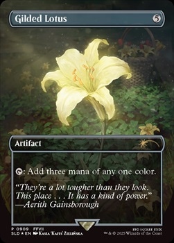 MTG FF 金粉の水蓮 foil 英語版 未開封 英】金粉の水蓮/Gilded Lotus【無色P】【SLD】 | スタンダード,FINAL