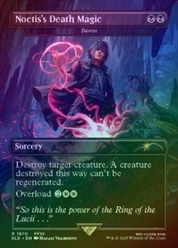 MTG ノクティスの魔法「デス」【Foil】日日 FOIL】【英】ノクティスの魔法「デス」/Noctis's Death Magic