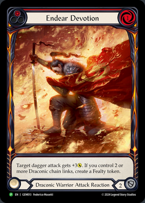 ��Rainbow Foil�աԱѡ�[ε�ϡ����] �ɰڤθ���/[Draconic Warrior]Endear Devotion[P]�ԥץ����ǡ�