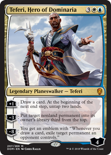 MTG ドミナリアの英雄、テフェリー 英語版 神話レア ドミナリア 3枚 ☆特価品 状態EX☆【英】ドミナリアの英雄、テフェリー/Teferi