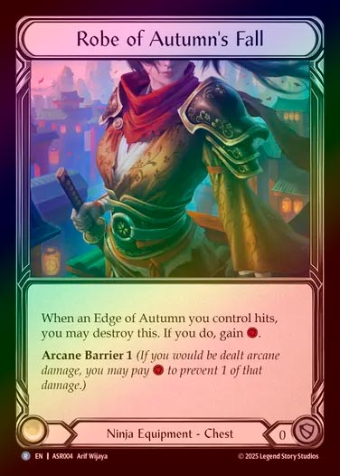 ��Rainbow Foil�աԱѡ�[Ǧ��]�ս��ΰ�/[Ninja]Robe of Autumn's Fall[R]��ASR��