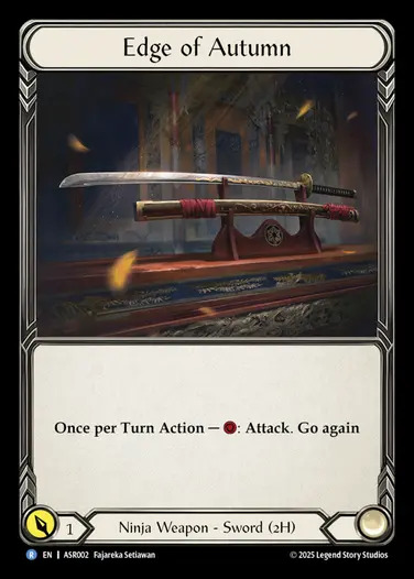�Աѡ�[Ǧ��]���ο�/[Ninja]Edge of Autumn[R]��ASR��