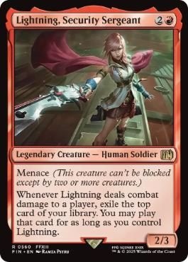 �ڱѡۿϸ������ԡ��饤�ȥ˥�/Lightning, Security Sergeant[��R]��FIN��