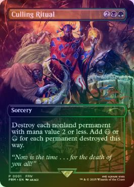 選別の儀式 Culling Ritual/プロモfoil C イベント配布》【FOIL】【英】選別の儀式/Culling Ritual[多色P
