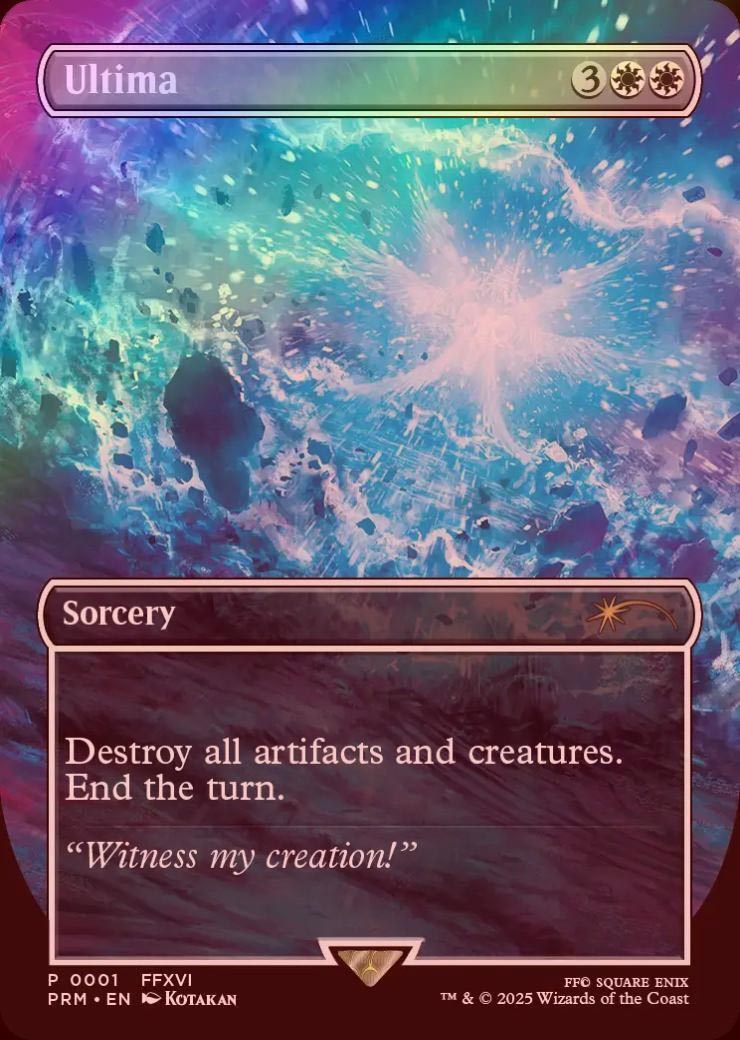 イベント配布》【FOIL】【英】古代魔法「アルテマ」/Ultima[白P