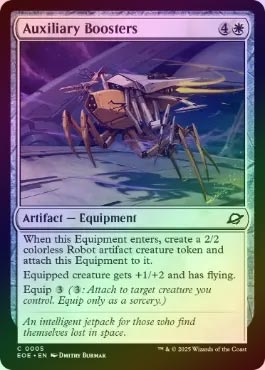 FOIL】【英】補助ブースター/Auxiliary Boosters[白C]【EOE