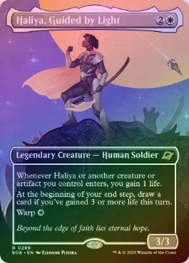 FOIL】【英】光に導かれし者、ハリーヤ/Haliya, Guided by Light[白R