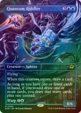 MTG 量子の謎かけ屋 ボーダーレス版 2枚 久遠の終端 EOE MTG