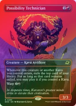 FOIL】【英】可能性の技師/Possibility Technician[赤R]【EOE