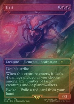 イフリート Ifrit 激情 Fury foil マジック：ザ・ギャザリング