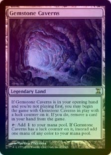 mtg 宝石の洞窟 宝石の洞窟 (Gemstone Caverns) · Time Spiral (TSP) #274