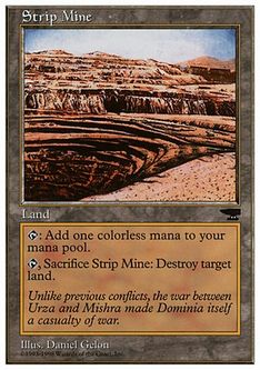 MTG 露天鉱床 Strip Mine 英語版 ギャラクシーFOIL)(472)露天鉱床/Strip Mine《英語》【SLD】