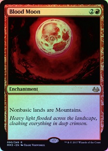MTG 血染めの月　英語フルアートfoil1まい MTG 血染めの月 英語フルアートfoil1まい 英)血染めの月 / Blood