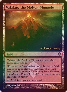 溶鉄の先鋒、ヴァラクート プロモ MTG 英)【Foil】溶鉄の尖峰、ヴァラクート / Valakut, the Molten