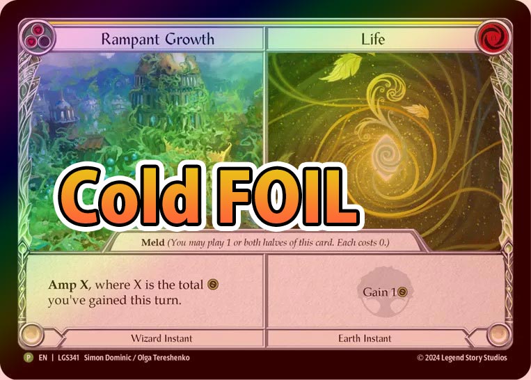 Rampant Growth//Life 蔓延//生命　【cold foil】 Cold Foil》《英》[大地・魔術師] 蔓延 || 生命/[Earth Wizard