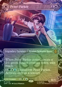 FOIL】【英】ピーター・パーカー/Peter Parker[No.208][白MR]【SPM 